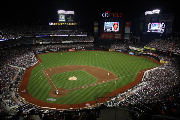 New York July Night Game Citi Field July 2011 New — Stock Photo, Image