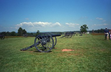 Manassas, Virginia - 24 Haziran: Top üzerinde Haziran 24, 2008 Manassas Ulusal savaş sitesinde Manassas, VA İki büyük iç savaş savaşlar bunlar üzerinde mücadele 