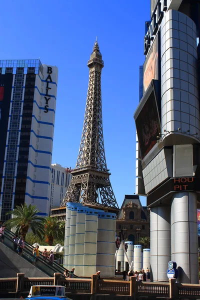 Лас Вегас Липня Ейфелева Вежа Парижі Готель Казино Липня 2012 — стокове фото