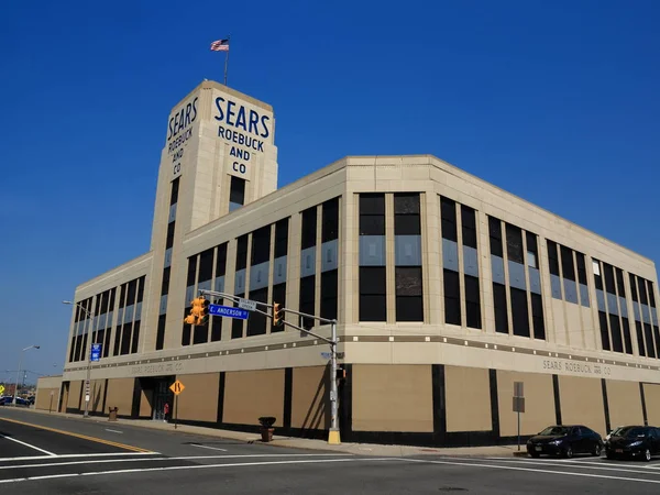 Hackensack New Jersey April14 Loja Departamentos Vintage Sears Roebuck Abril — Fotografia de Stock