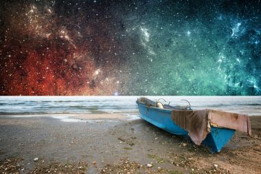 Dünya ve uzay fantezi duvar kağıdı