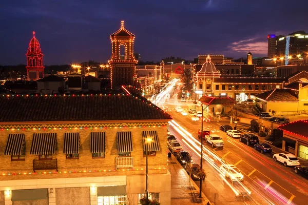 Lumières de Noël au Kansas City Country Club Plaza — Photo