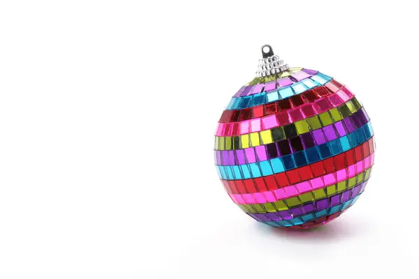 Multicolored christmas ball — Stock Photo, Image