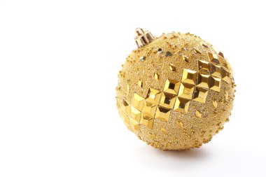 Altın christmas topu