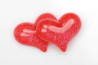 Birkaç kırmızı Kalpler