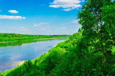 Vyatka nehir manzarası