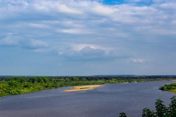 Uitzicht op de rivier Vjatka — Stockfoto