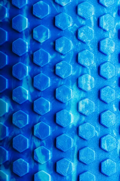 Abstract blue texture with hexagonal cells the Entire screen as the background. Conceptual texture in the hexagon pattern Hades.