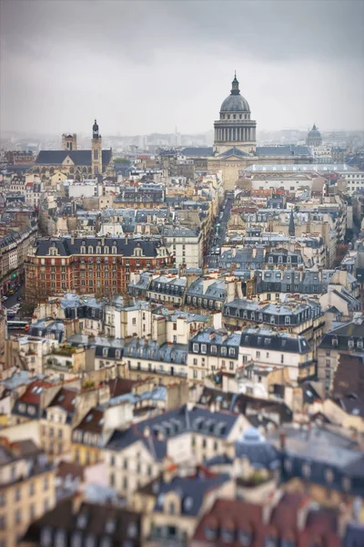 Латинский квартал и пантеон в Париже — стоковое фото