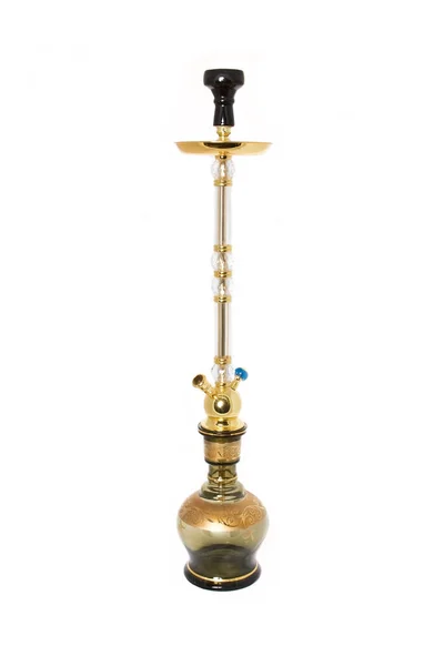 Colorful arabic hookah on white background. — Stock Photo, Image