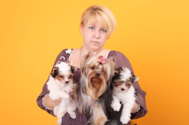 Köpek doğurmak portre