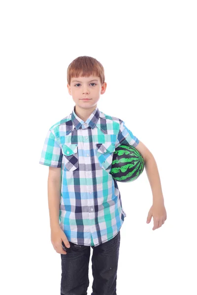 Niño con una pelota —  Fotos de Stock