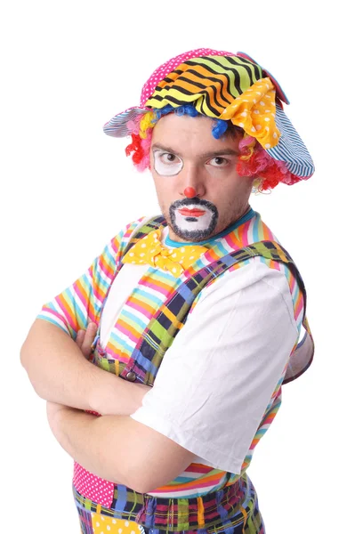 Netter lustiger Clown — Stockfoto