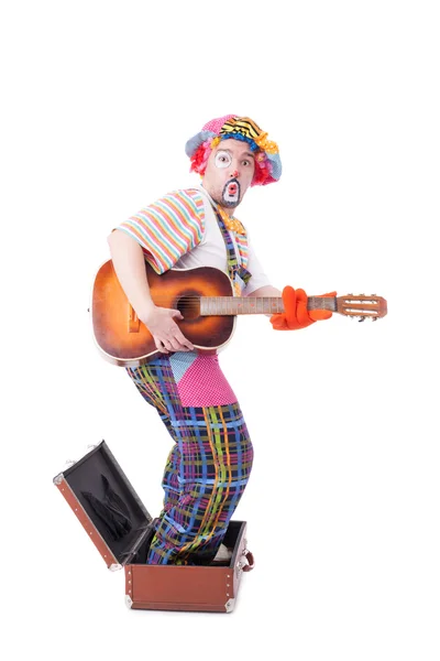 Bello giovane clown — Foto Stock