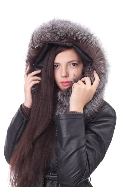 Winter pretty girl — Stock Photo, Image