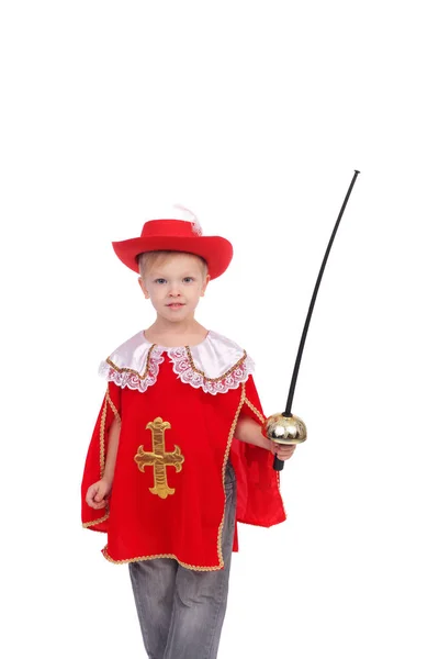 Cute little musketeer — Stock Photo, Image