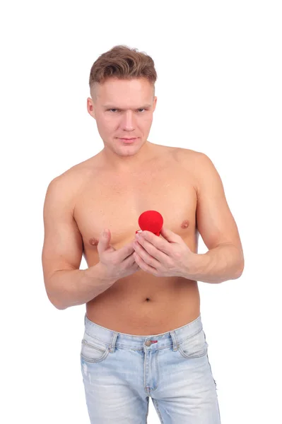 Man with the wedding ring — Stock Photo, Image