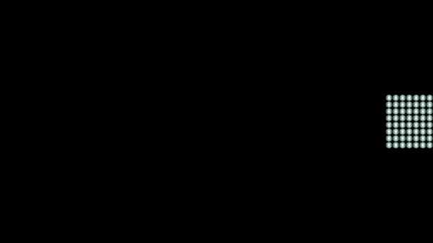 黒い画面で右に移動ホワイトレッド矢印 — ストック動画