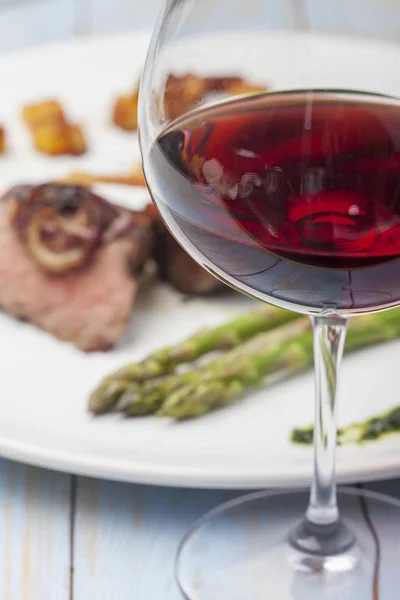 Red Wine Steak — Stock Photo, Image