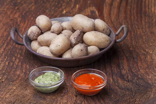 金丝雀岛上典型的土豆 — 图库照片