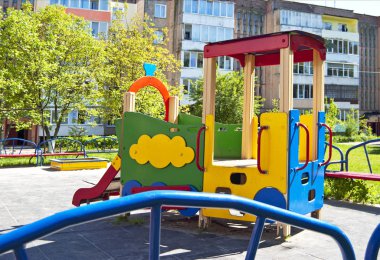 Bir lokomotif şeklinde Bahçesi Hill'de.