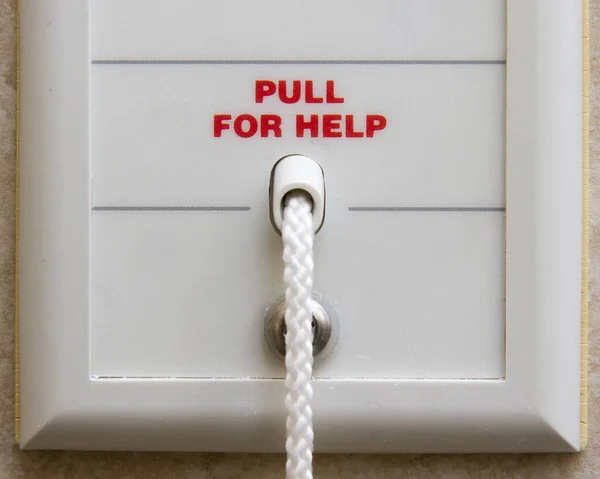 Sign asking you to pull for help