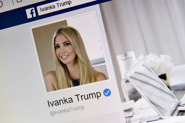 Caldwell, Idaho/Usa - 28 Ocak: Ivanka Trump'ın Facebook.com profili