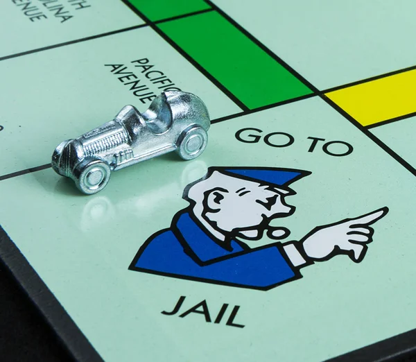 Caldwell Idaho Usa April 2017 Favorite Childhood Game Hasbro Monopoly — Stock Photo, Image