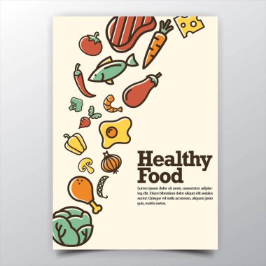 sağlıklı yemek posteri