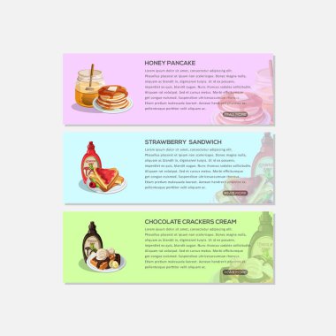 Lezzetli pasta afiş.