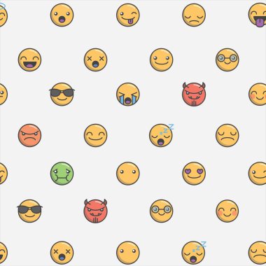 gülümsemek ifade deseni