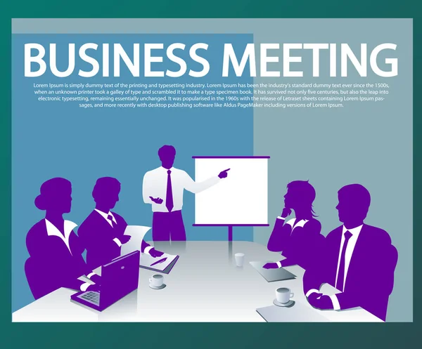 İş toplantı sunu Poster Tasarımı