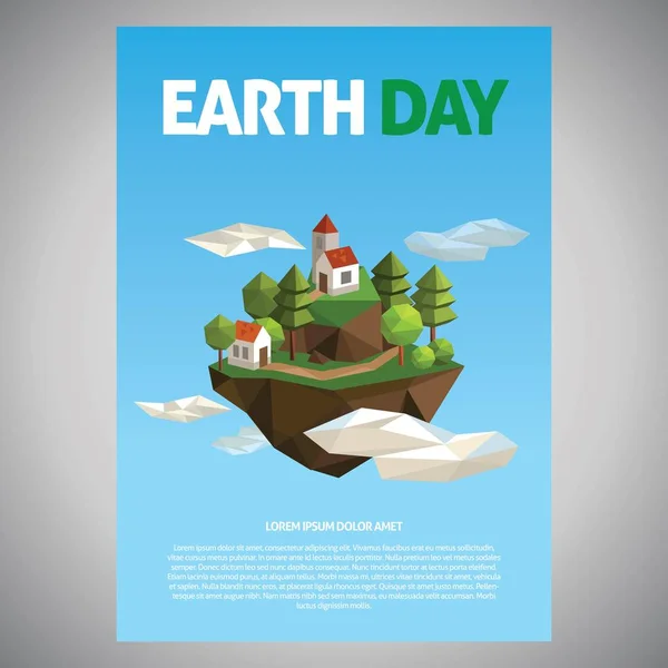 Earth Day Element Design — Stockvektor