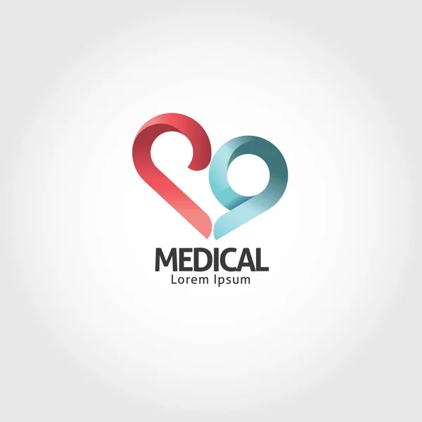Medizinisches Logo zwei — Stockvektor