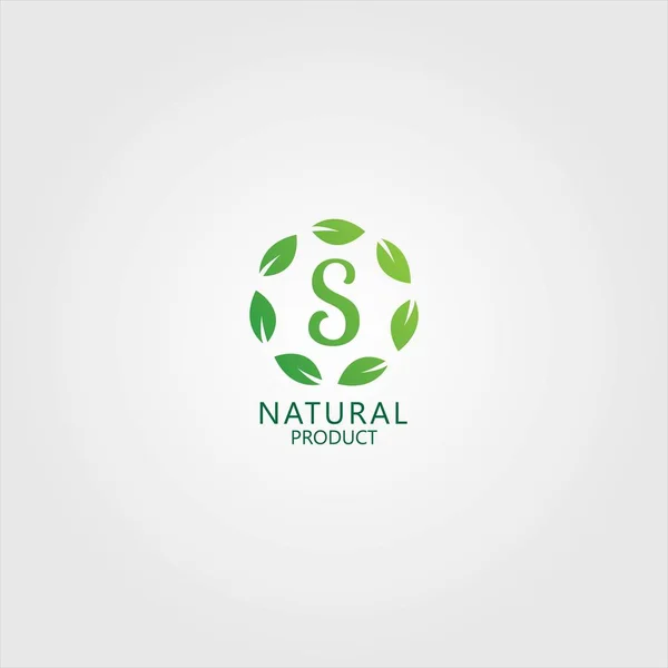 Logo Natural Product — Stock Vector