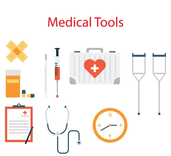 Symbol für medizinische Werkzeuge — Stockvektor