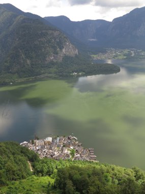 Hallstatt, eski şehir merkezi, Avusturya