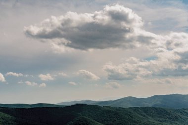 Polonya 'daki Bieszczady Dağlarında Wetlinska Polonyna