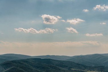 Polonya 'daki Bieszczady Dağlarında Wetlinska Polonyna