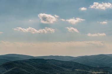 Polonya 'daki Bieszczady Dağlarında Wetlinska Polonyna