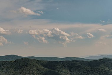 Polonya 'daki Bieszczady Dağlarında Wetlinska Polonyna