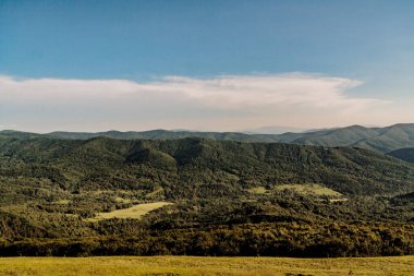 Polonya 'daki Bieszczady Dağlarında Wetlinska Polonyna