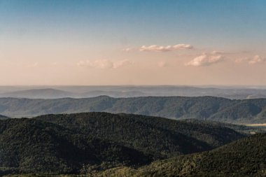 Polonya 'daki Bieszczady Dağlarında Wetlinska Polonyna