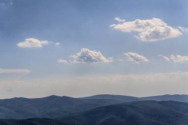 Polonya 'daki Bieszczady Dağlarında Wetlinska Polonyna
