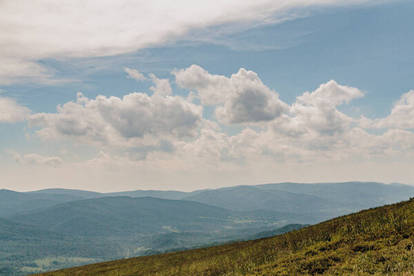 Ветлинская полонина в горах Бещады в Польше
