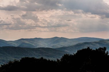 Polonya 'daki Bieszczady Dağlarında Wetlinska Polonyna