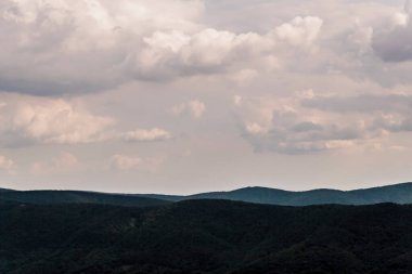 Polonya 'daki Bieszczady Dağlarında Wetlinska Polonyna