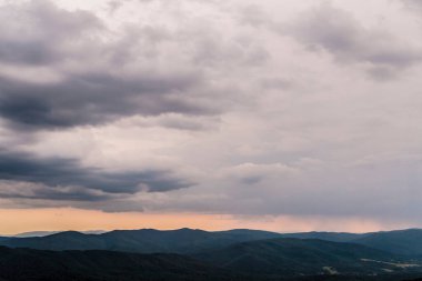 Polonya 'daki Bieszczady Dağlarında Wetlinska Polonyna