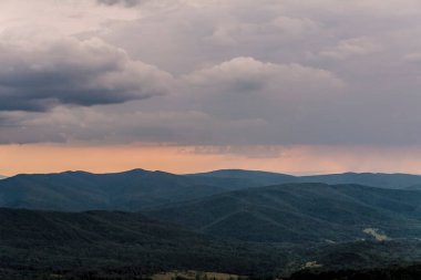 Polonya 'daki Bieszczady Dağlarında Wetlinska Polonyna