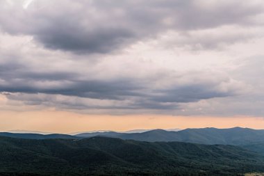 Polonya 'daki Bieszczady Dağlarında Wetlinska Polonyna